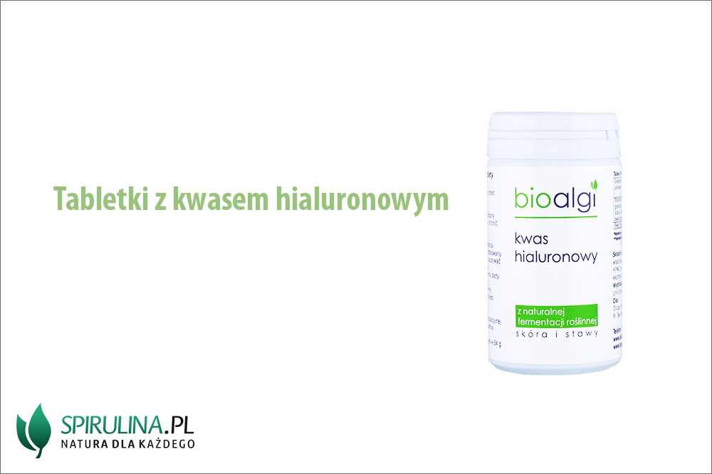Tabletki z kwasem hialuronowym Tabletki z kwasem hialuronowym