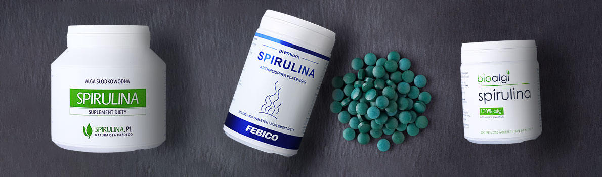 Wielkości opakowań Spiruliny