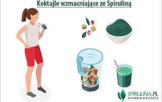 Koktajle wzmacniające ze Spiruliną