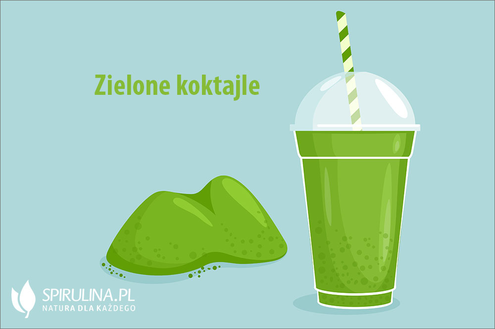 zielone koktajle