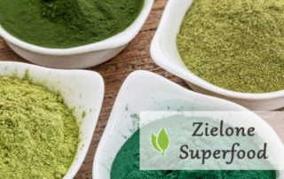 Zielone superfoods - Spirulina, Chlorella, trawa jęczmienna i pszeniczna