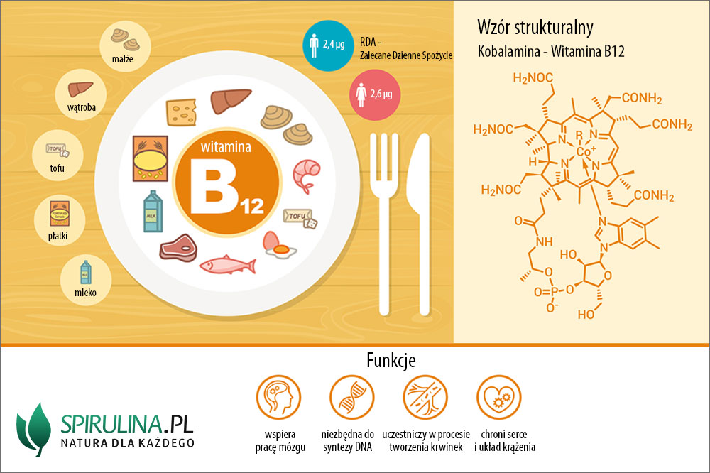 Witamina B12 Jak Działa Na Nasz Ogranizm Algi Spirulina
