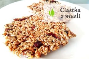 Ciastka z musli i miodem (przepis)