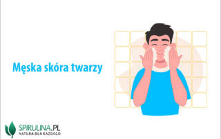 Męska skóra twarzy