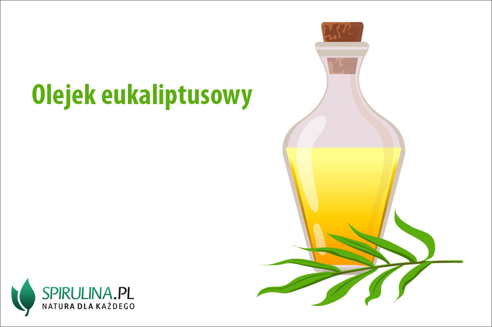Olejek eukaliptusowy algi Spirulina i Chlorella