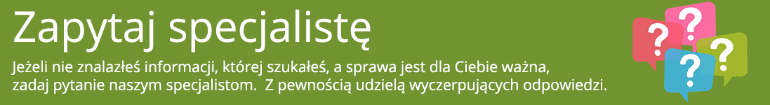 Zapytaj specjalistę
