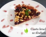 Ciasto kruche ze śliwkami