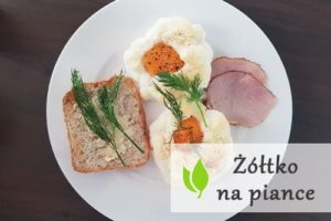 Żółtko na piance