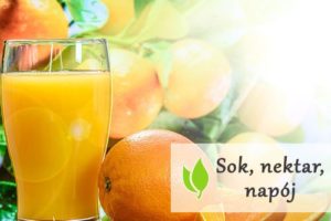 Sok, nektar, napój - czym różnią się od siebie?