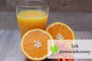 Sok pomarańczowy - wartości odżywcze