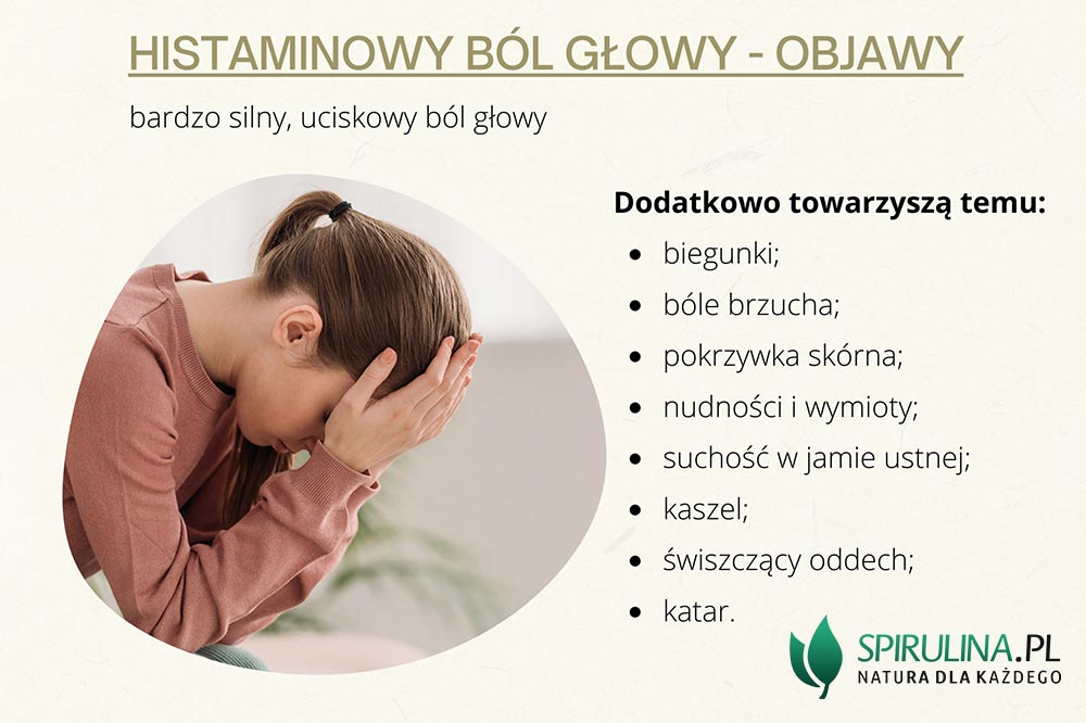 Histaminowy ból głowy objawy