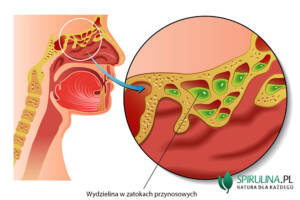 Wydzielina z zatok w gardle