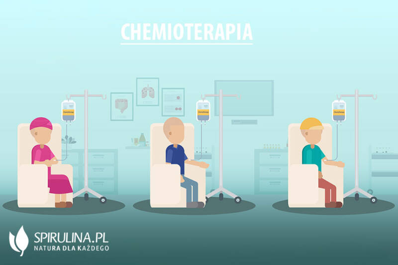 Chemioterapia - algi Spirulina i Chlorella