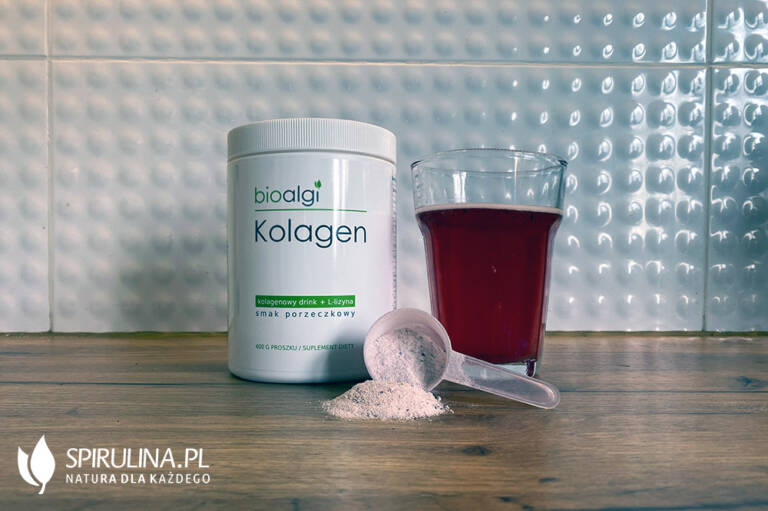 Najmocniejszy kolagen do picia algi Spirulina