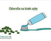 Chlorella na białe zęby