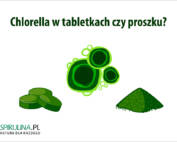 Chlorella w tabletkach czy proszku?