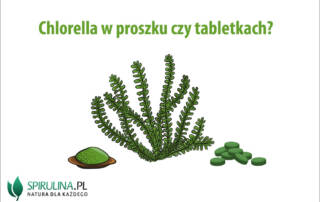 Chlorella w proszku czy tabletkach?