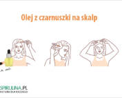 Olej z czarnuszki na skalp