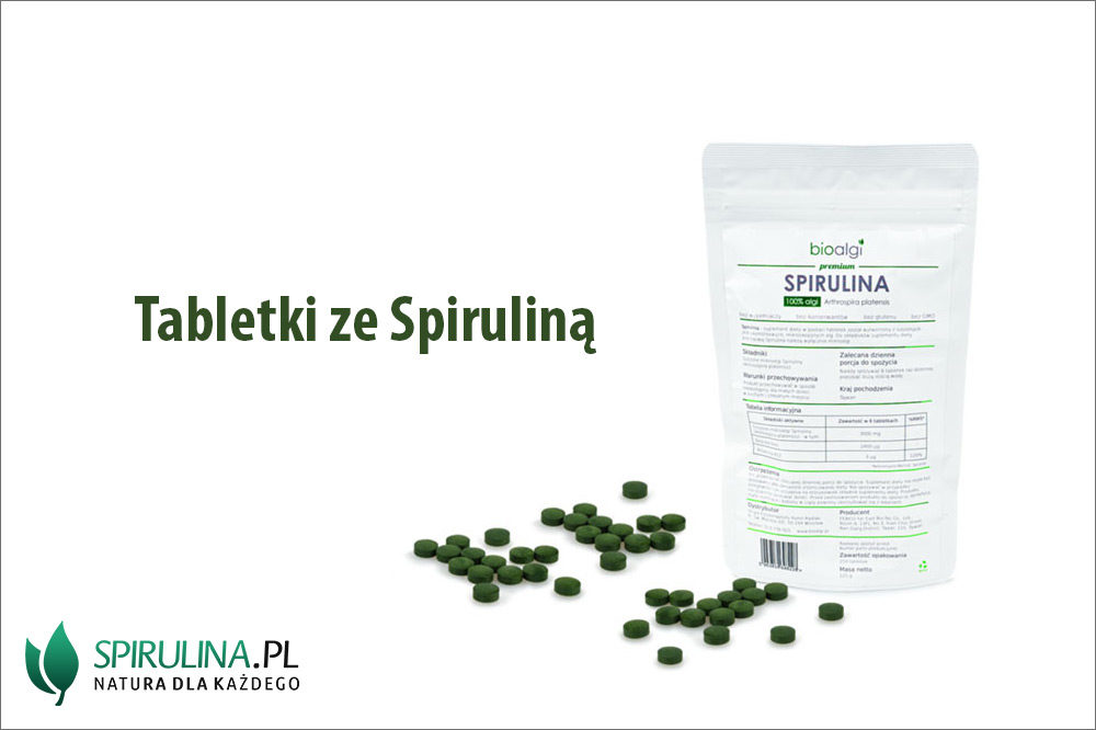 Tabletki ze Spiruliną