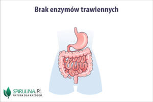 Brak enzymów trawiennych