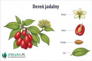 Dereń jadalny
