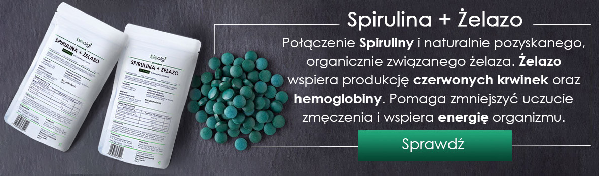 Spirulina żelazo