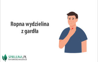 Ropna wydzielina z gardła