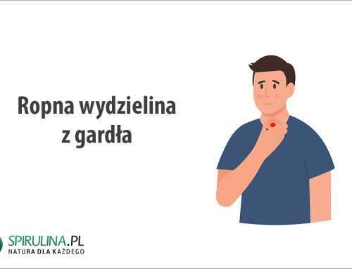 Ropna wydzielina z gardła